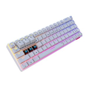 Portronics Hydra 10 Mechanical Wireless Gaming Keyboard Bluetooth 5.3 + 2.4GHz, RGB Backlit, Type-C Rechargeable, Multi-Device Compatible for PC, Laptop, Smartphone & Tablet - (Blue)