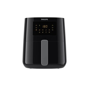 Philips Essential Air Fryer HD9252/70 | 4.1L Digital Air Fryer with Rapid Air Technology, 7 Presets Touch Screen, Up to 90% Less Fat - (Black)