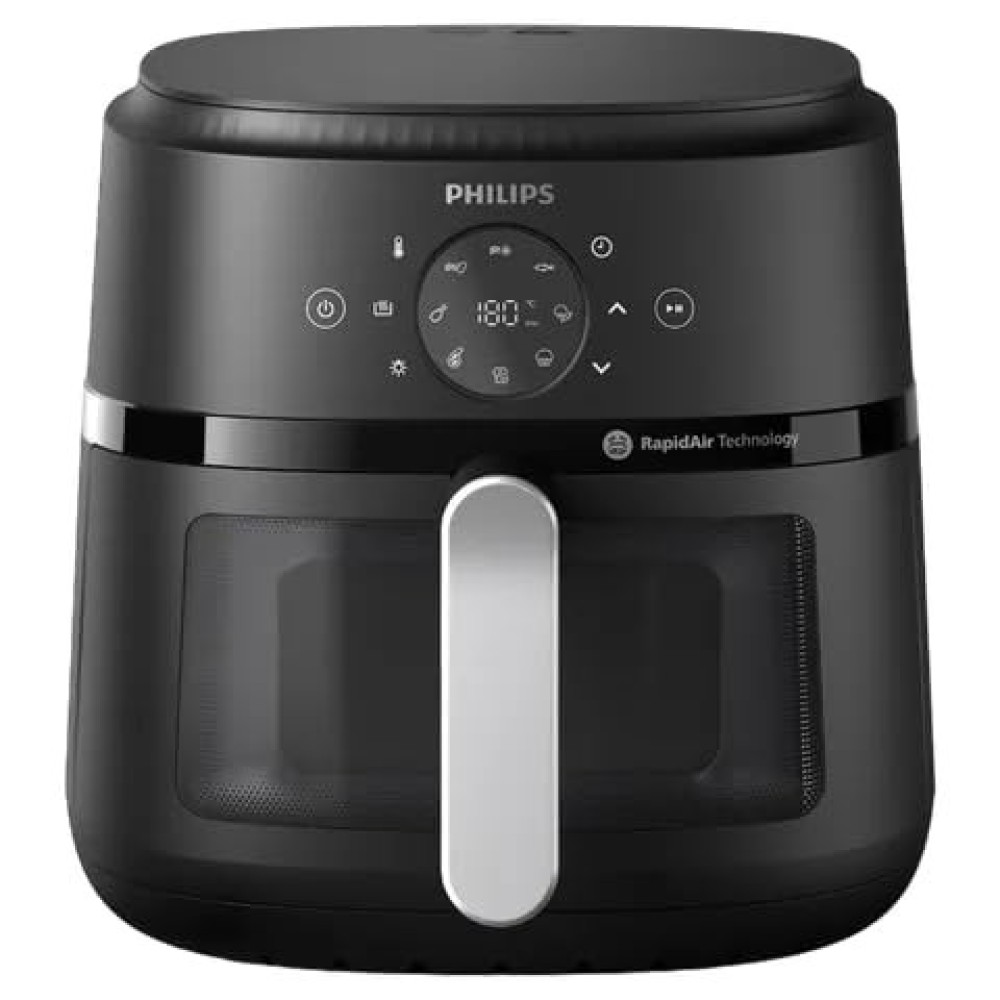 Philips NA221/00 4.2L 1500W Digital Air Fryer with Rapid Air Technology – (Black)