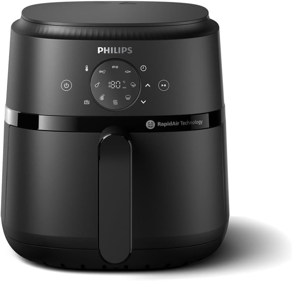 Philips Airfryer 2000 Series 4.2L NA229/00 | 1500W Digital Air Fryer with RapidAir Technology & 13 Cooking Options - (Black)