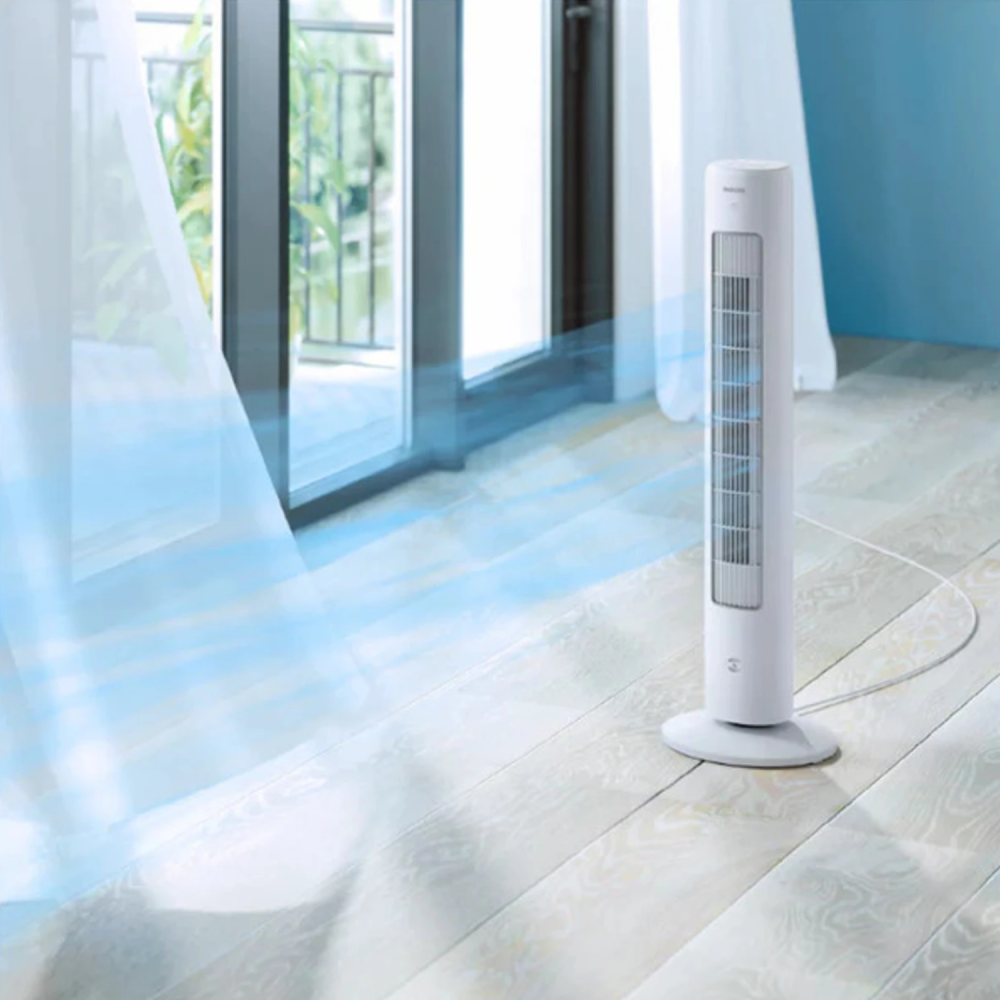 Philips Tower Fan 5000 Series CX5535/00 40W Remote Control Rotating Fan with Aromatherapy