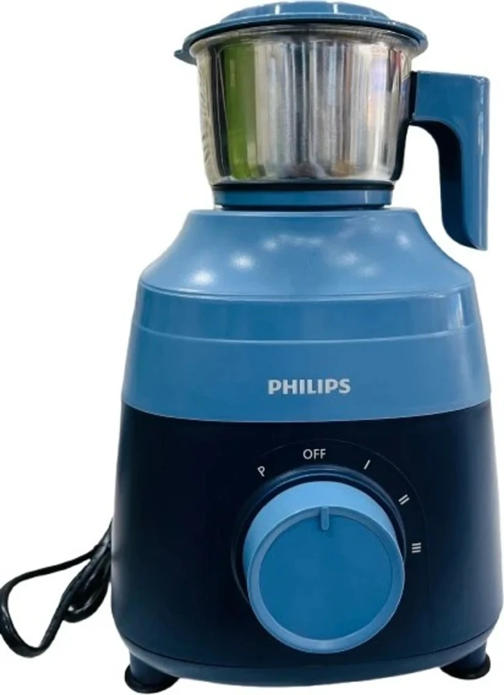 Philips HL1010 500W Mixer Grinder with 2 Jars Powerful Kitchen Mixer - (Navy Blue & Blue)