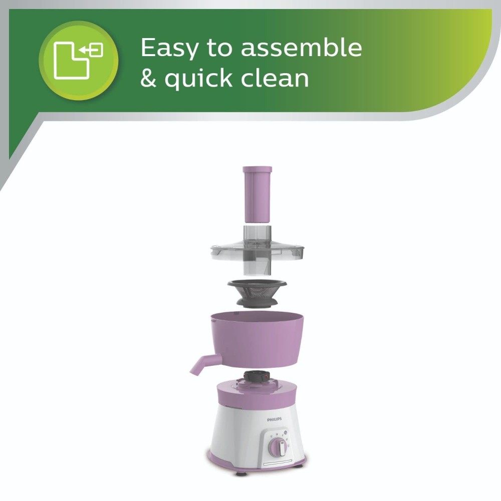 Philips Viva Collection HL7581/00 Juicer Mixer Grinder | 600W Turbo Motor | 4 Jars