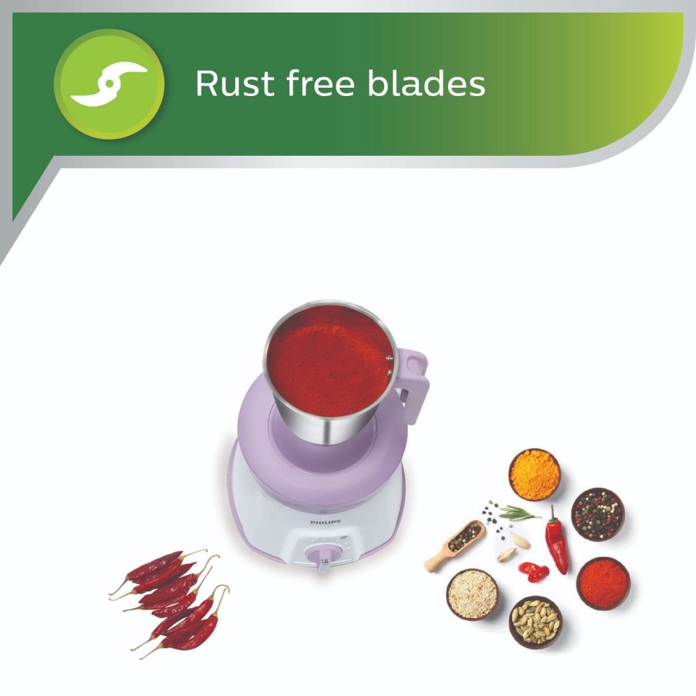 Philips Viva Collection HL7581/00 Juicer Mixer Grinder | 600W Turbo Motor | 4 Jars