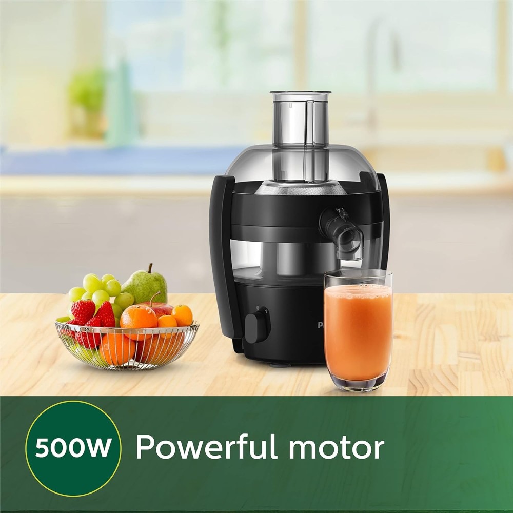 Philips HR1832/00 Viva Collection Juicer 1.5L 400W with QuickClean Technology – (Black)