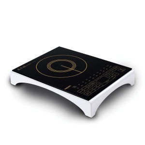 Philips Viva Collection HD4938/01 2100W Glass Induction Cooktop , Sensor Touch , Full Crystal Glass - (Black)