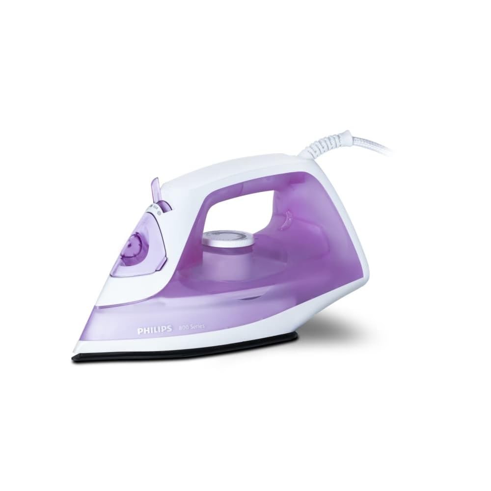 Philips 1250W Steam Iron DST0810/30 | Ceramic Soleplate | Purple