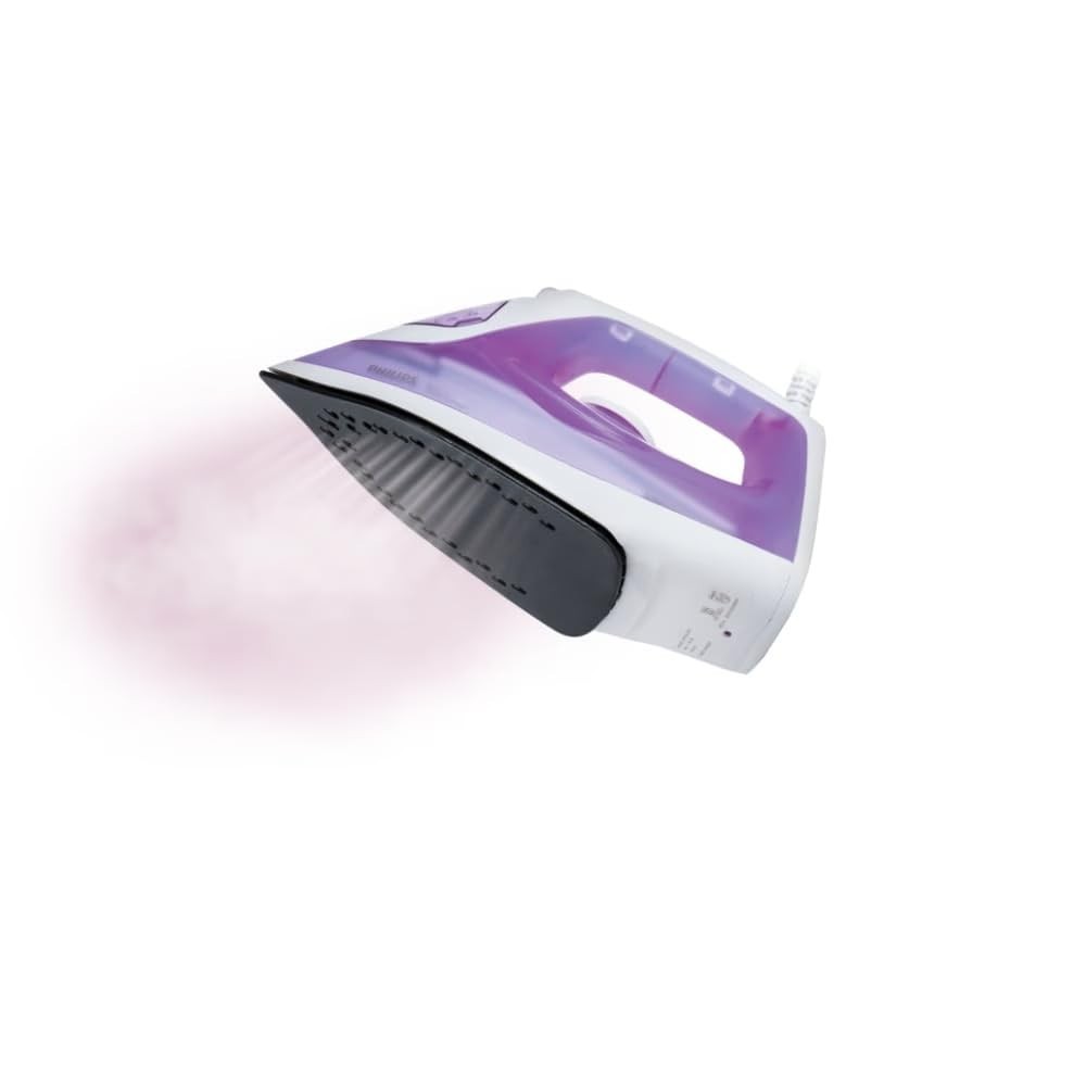 Philips 1250W Steam Iron DST0810/30 | Ceramic Soleplate | Purple