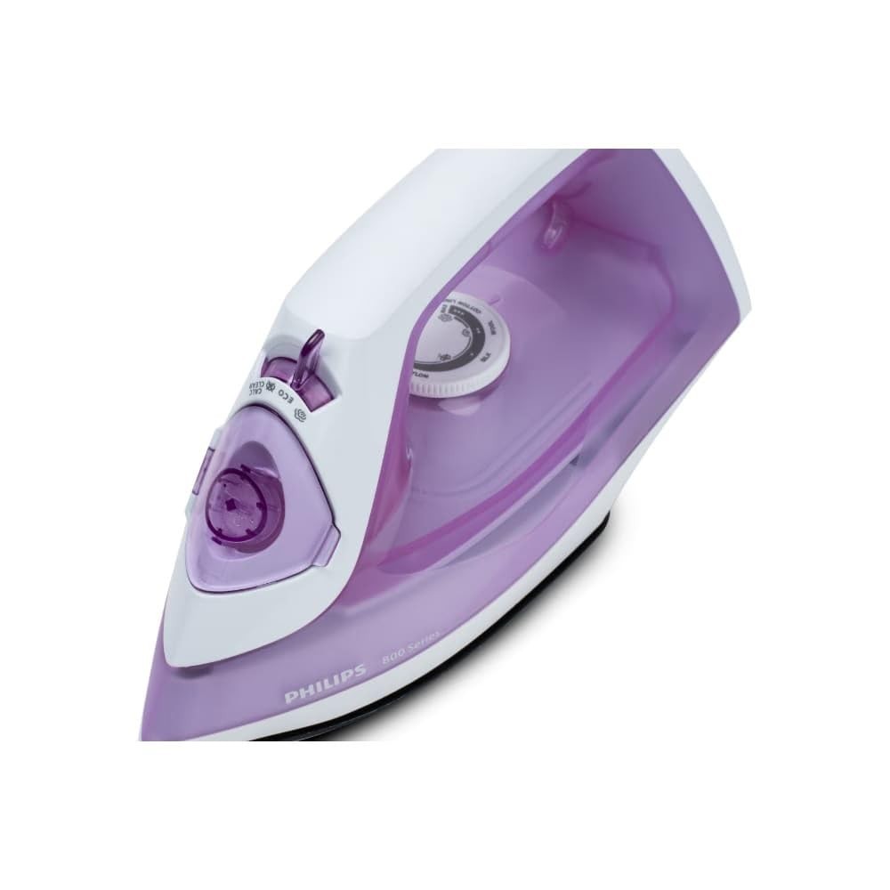 Philips 1250W Steam Iron DST0810/30 | Ceramic Soleplate | Purple