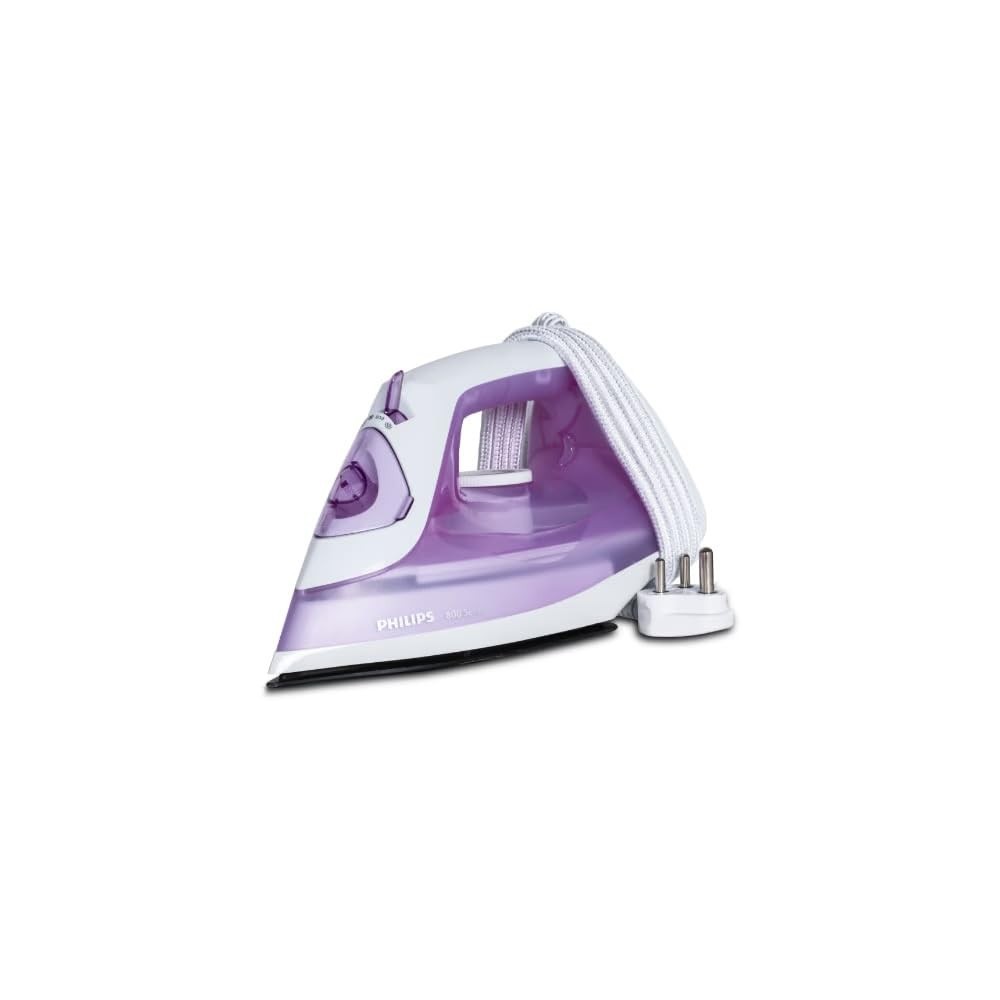 Philips 1250W Steam Iron DST0810/30 | Ceramic Soleplate | Purple