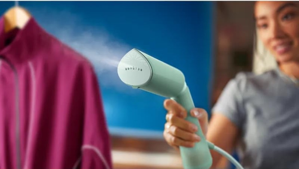 Philips Handheld Garment Steamer 5000 Series STH5010/70 1400W Portable Clothes Steamer with 120ml Detachable Tank - (Desert Green)