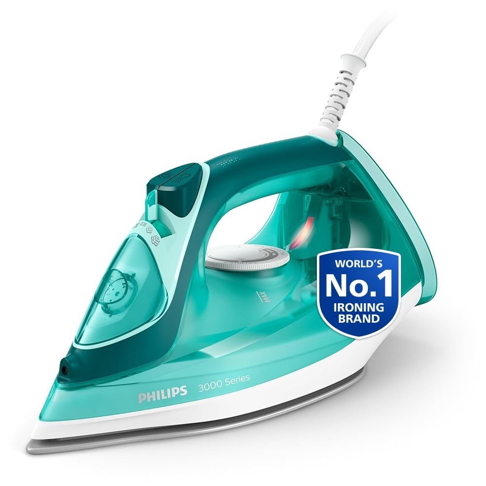 Philips SpeedPro DST3030/70 Steam Iron – 2400W | 180g Steam Boost | Ceramic Soleplate