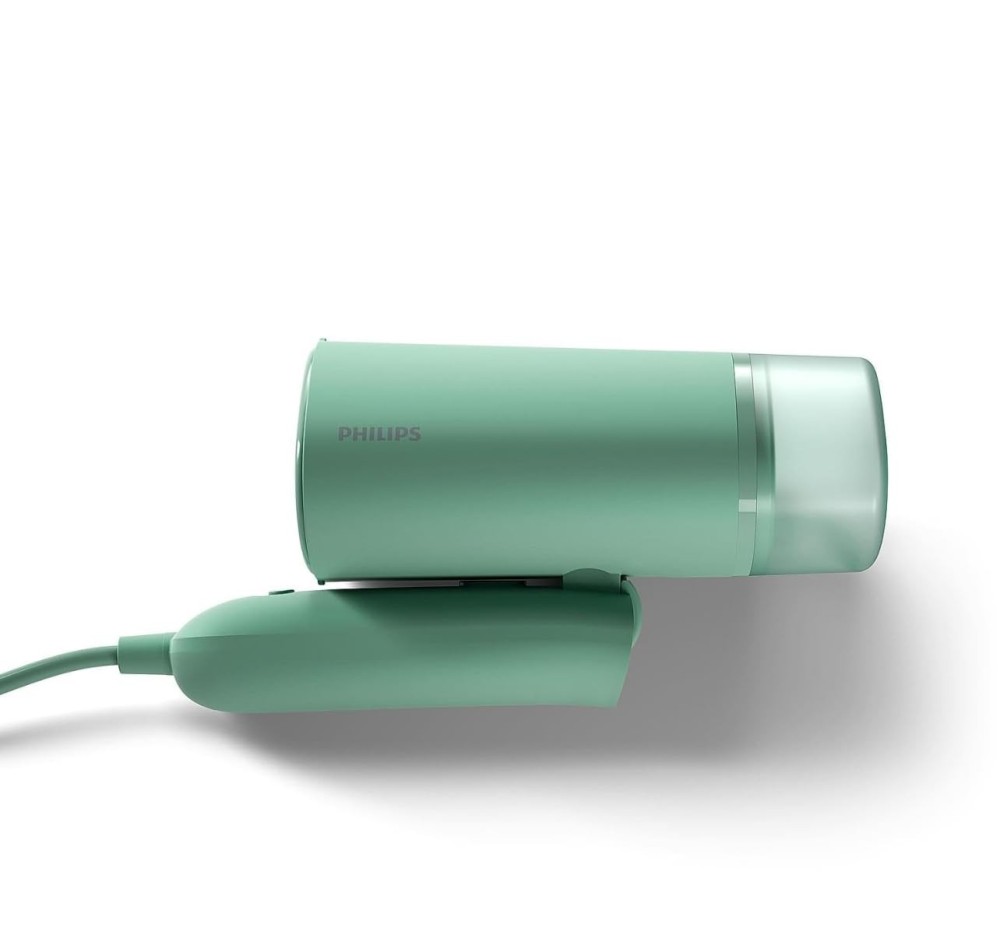 Philips STH3010/70 1000W Garment Steamer, Kills 99.9% Bacteria - (Green)