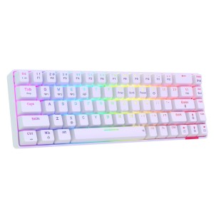 Portronics Hydra 10 Mechanical Wireless Gaming Keyboard with Bluetooth 5.0 & 2.4GHz, RGB Backlit, Type-C Rechargeable, PC, Smartphone & Tablet Compatible - (Brown Switches)