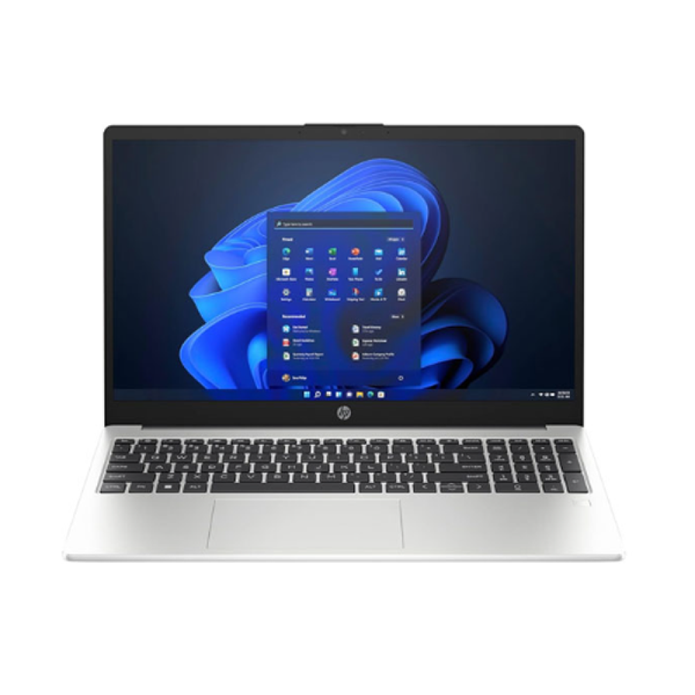 HP 240R G10 C8HS0AT Laptop with Intel Core 5 120U, 16GB RAM, 512GB SSD, 14.1-inch FHD Display, Backlit Keyboard & Fingerprint Reader – (Silver)