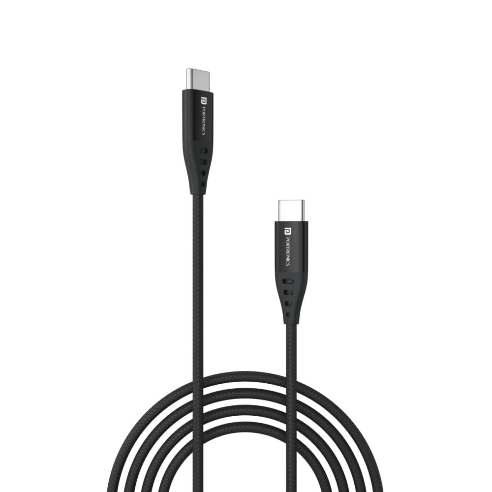 Portronics Konnect C1 20W PD Type-C to Type-C Charging & Data Cable (1 Meter)