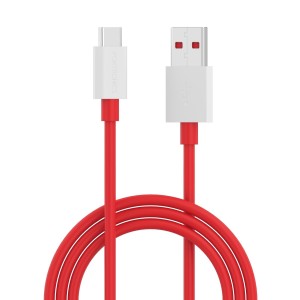 Portronics Konnect Dash Pro 65W USB to Type-C Charging Cable (1 Meter, Red)