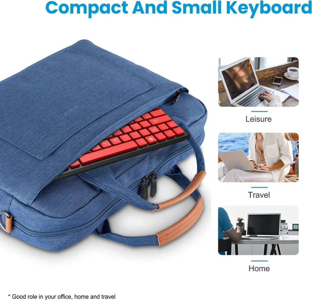 Portronics Key2 Combo Wireless Keyboard & Mouse Set with 2.4GHz USB Receiver, Silent Keys, 1200 DPI Optical Mouse, Multimedia Keys for PC & Laptop - (Black)