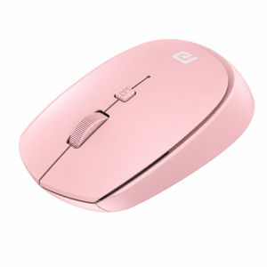 Portronics Toad 23 Wireless Optical Mouse with 2.4GHz USB Nano Dongle, Adjustable DPI, Click Wheel for Laptop, PC & Mac - (Pink)