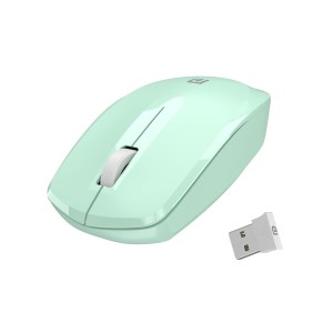 Portronics Toad 25 Wireless Mouse 2.4GHz with USB Nano Receiver, 1200 DPI Optical Sensor, Ambidextrous Design for PC, Laptop & MacBook – (Green)