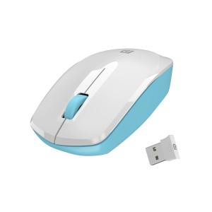 Portronics Toad 25 Wireless Mouse 2.4GHz with USB Nano Receiver, 1200 DPI Optical Sensor, Ambidextrous Design for PC, Laptop & MacBook – (White)
