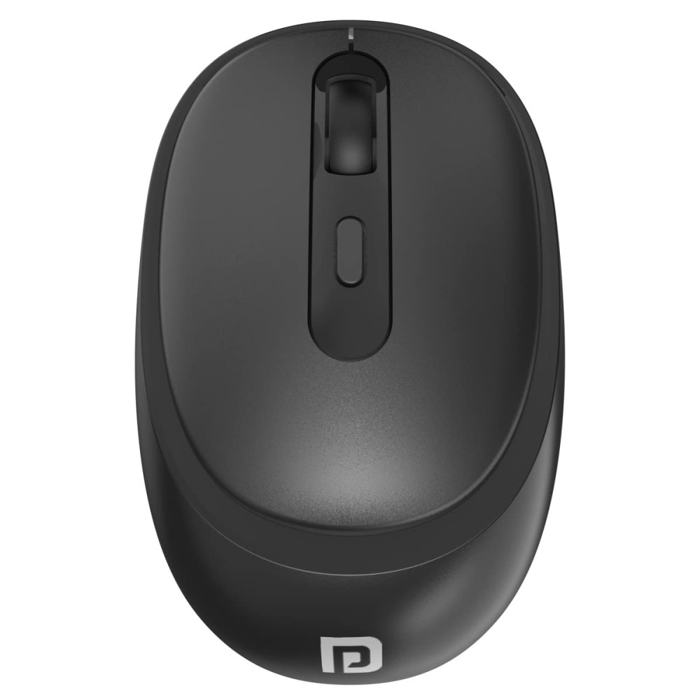 Portronics Toad 27 Wireless Mouse with Silent Buttons, 2.4GHz USB Nano Receiver, Adjustable DPI for PC, Laptop & Mac – (Black)