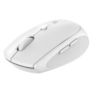Portronics Toad 30 Wireless Mouse with 2.4GHz USB Receiver, 6 Buttons, Adjustable DPI, Ergonomic Silicon Grip for PC, Laptop & Mac – (White)