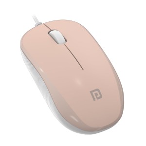 Portronics Toad 102 Wired Mouse with 1200 DPI Optical Sensor, 3 Buttons, Clickable Scroll Wheel, 1.5m Cable, Ergonomic USB Mouse for PC, Laptop & Desktop - (Orange)