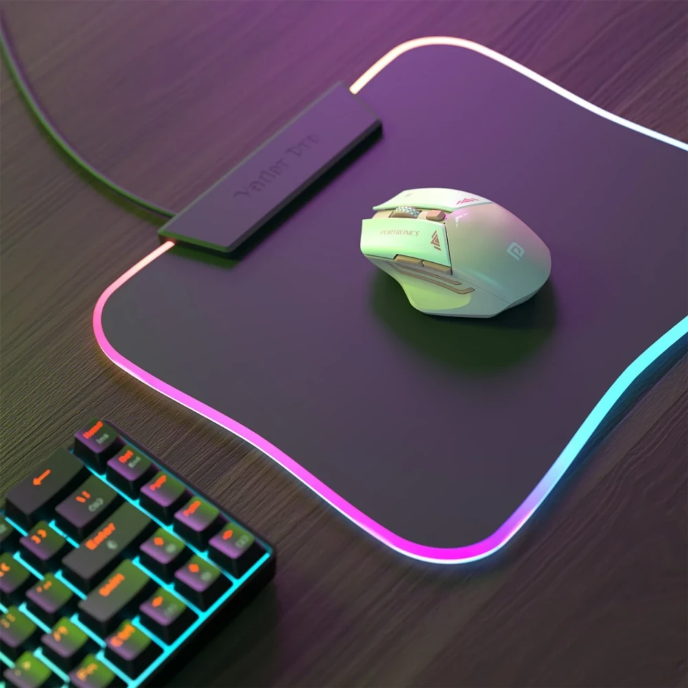Portronics Vader Pro Wireless Gaming Mouse with 2.4GHz Receiver, 6 Buttons, Adjustable DPI, Ergonomic Thumb Support for PC, Laptop & Mac – (Cherry Pink)