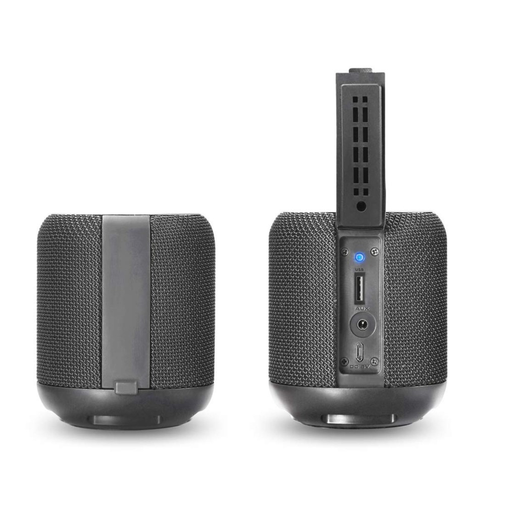 Portronics SoundDrum 10W Portable Bluetooth Stereo Speaker with Powerful Bass, 3.5mm AUX, USB Music, In-Built Mic, In-Built FM, 6-7 Hrs Playtime