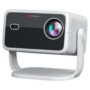 Portronics Beem 560 Smart Android Projector, HD 1080P Native,Angle Adjustable, Whale TV,in-Built Apps, Auto Focus & Keystone, Screen Mirroring,5300 Lumens,3W Speaker, HDMI in, USB in, BT(Netflix Certifed)
