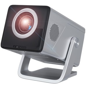 Portronics Beem 570 Smart Projector | Netflix Certified | 1080p Full HD Native | 10000 Lumens | Android 13 | Upto 120" Screen | Auto Keystone, Obstacle Avoidance | Built-in Apps | 5W Speaker (Silver)