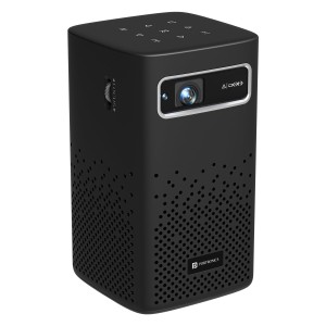 Portronics Pico 13 Rechargeable Smart Projector with Android Based OS, 4K Support, Streaming Apps (Netflix, Prime Video, Hotstar), 3500 Lumens, Keystone Correction, 10 W Speaker, Wi-fi, Bluetooth(Black)