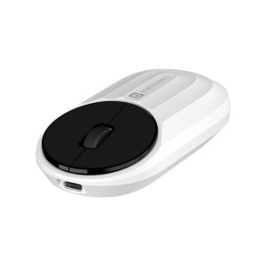 Portronics Toad 6 Bluetooth & 2.4GHz Wireless Mouse, Multi-Device Pairing, Rechargeable Battery, 1200 DPI Optical Sensor for Laptop, PC & Mac - (White)