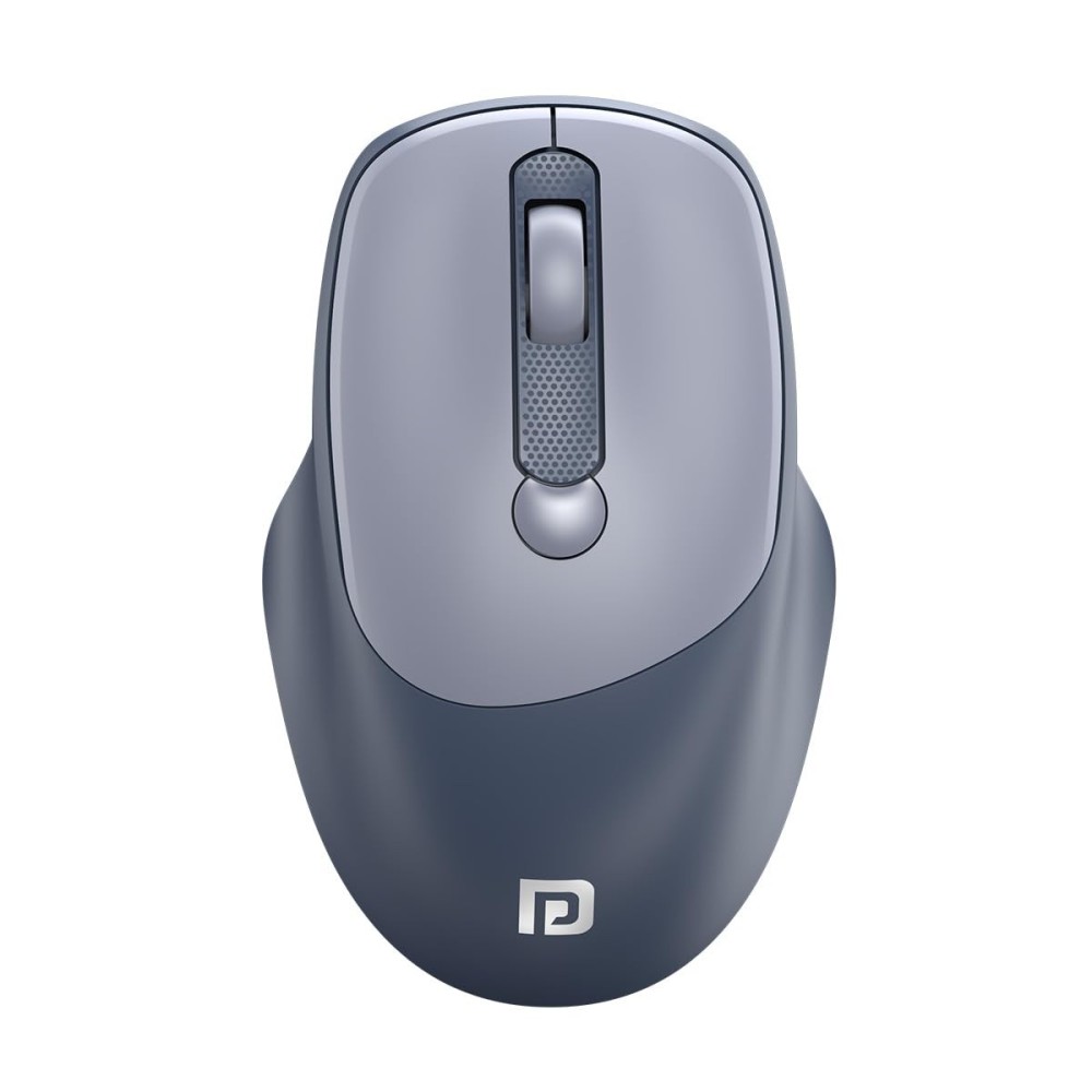 Portronics Toad 7 Wireless Mouse with Bluetooth 5.3 & 2.4GHz, Rechargeable Battery, Adjustable 3200 DPI, Ergonomic Mouse for Laptop, PC & Mac - (Grey)