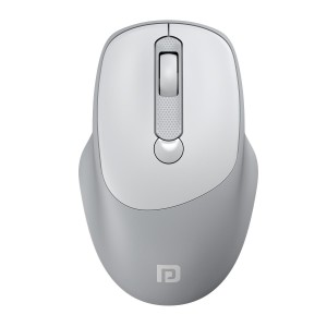Portronics Toad 7 Wireless Mouse with Bluetooth 5.3 & 2.4GHz, Rechargeable Battery, Adjustable 3200 DPI, Ergonomic Mouse for Laptop, PC & Mac - (White)