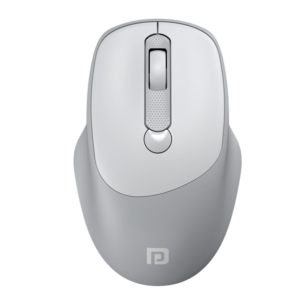 Portronics Toad 7 Wireless Mouse with Bluetooth 5.3 & 2.4GHz, Rechargeable Battery, Adjustable 3200 DPI, Ergonomic Mouse for Laptop, PC & Mac - (White)