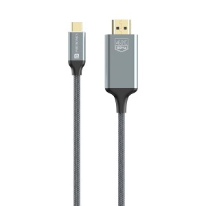 Portronics Konnect Vision C Type-C to HDMI Cable (4K 60Hz | 1.8M)