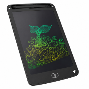 Portronics RuffPad 8.5M, 8.5 Inch LCD Writing Tablet, Reusable Digital E-Writer Pad with Stylus & Anti-Erase Lock - (Black)