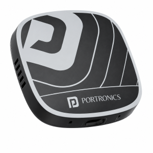 Portronics Tune Plus Wireless CarPlay & Android Auto Adapter with YouTube & Netflix, 3GB RAM + 32GB ROM, USB-A & Type-C Plug & Play Car Multimedia Adapter