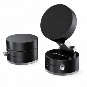 Portronics Hold X Magnetic Vacuum Suction Mobile Holder with Strong Magnetic Grip, Retractable & Multi-Angle Adjustable Phone Mount for Car, Desk, Mirror & Glass, Compatible with iPhone & And