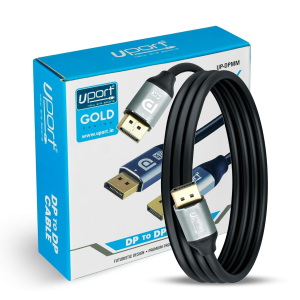 UPORT 1.8M DisplayPort 2.0 Cable DP to DP, 4K@60Hz UHD, 18Gbps, Male to Male, for Laptop, TV, Projector & Monitor